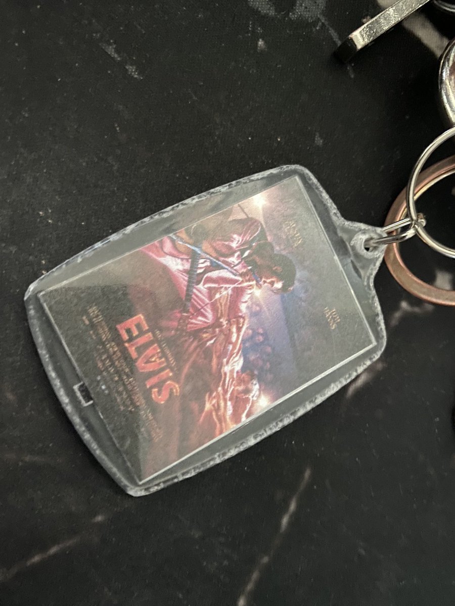 My keychain I’ve had for a year now ⚡️♥️ #ElvisMovie #AustinButler #bazluhrmann