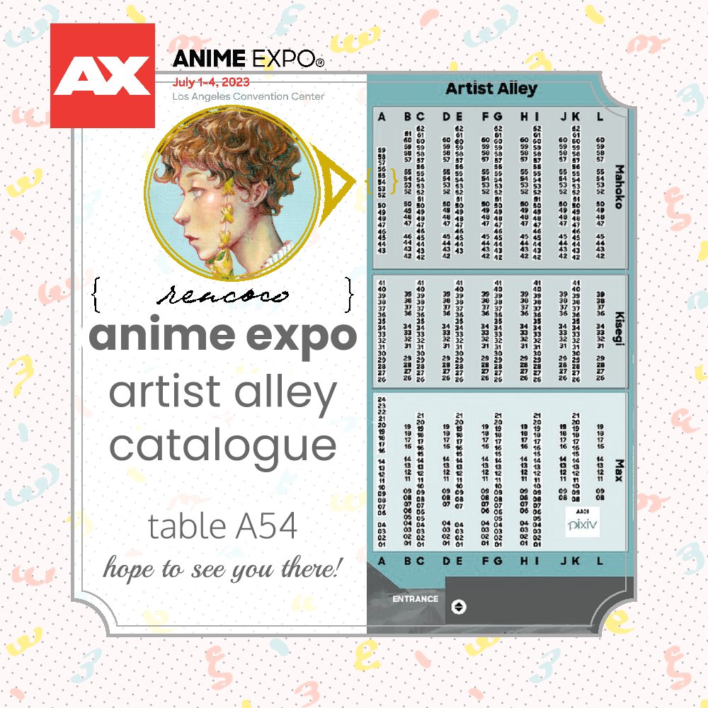 ren 🌟 on Twitter "(1/2)anime expo catalogue is here! this'll be first