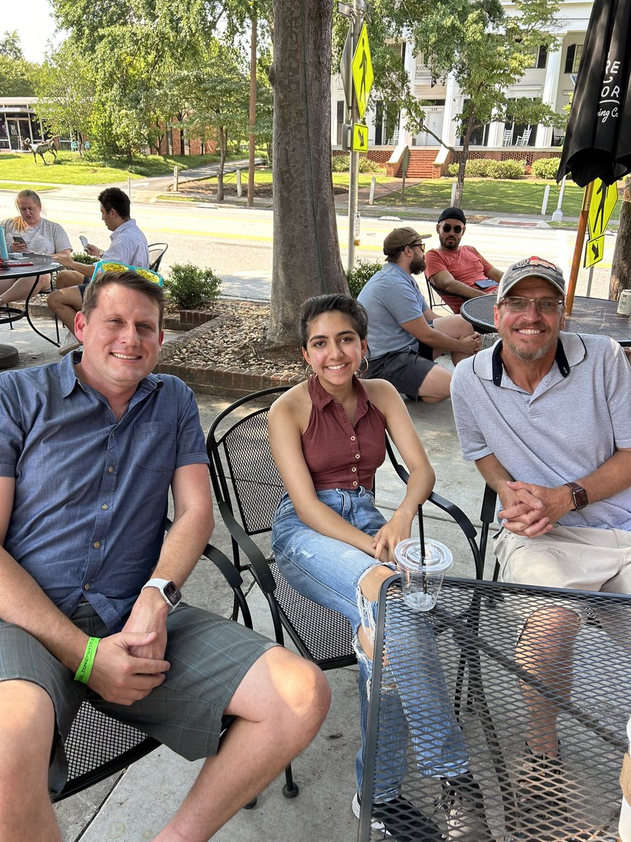 GeorgiaValues's tweet photo. The #GeorgiaValues crew had a great chat with State Rep. @spencerfrye about #gapol at #AthFest—lets get to work! https://t.co/6T0vkHEc2d