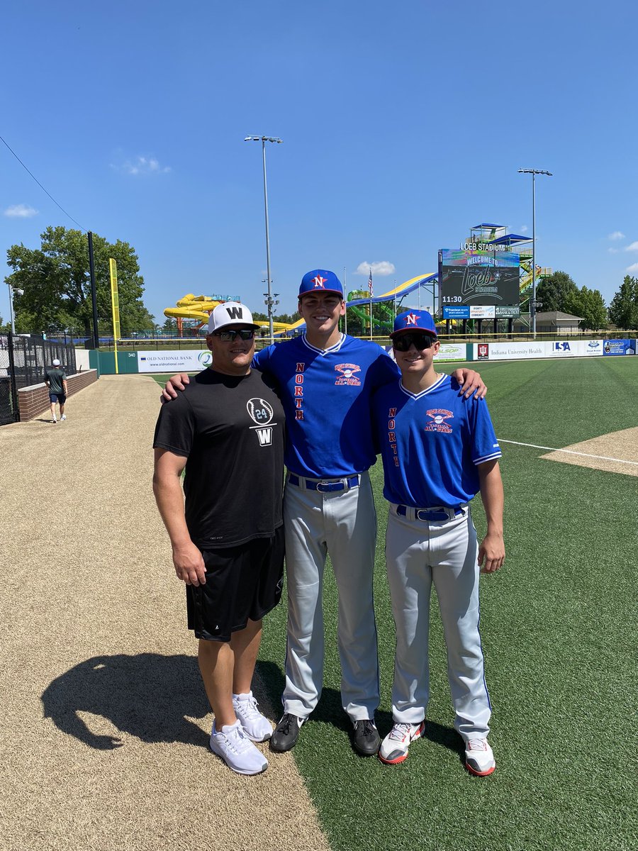 Proud of these guys! Mitchell is starting at 1B tomorrow and Christian is closing as the North tries to win the series. Game time 11am at Loeb Stadium. @MitchellDean54 <a href="/CrashPownall/">Christian Pownall</a> <a href="/Panthers_AD/">Western Athletic Department</a> I’m also proud of some of their teammates showing up! #Family
