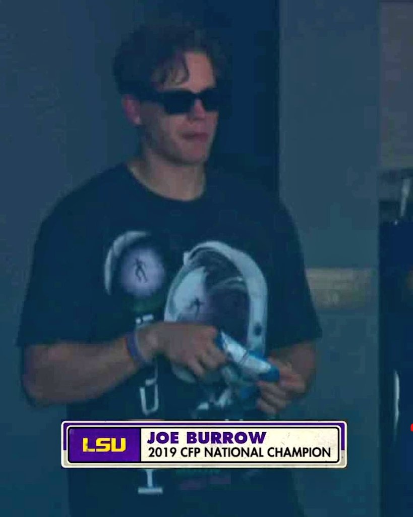 WINCINNATI on Twitter "Joe Burrow in the house. LSU"