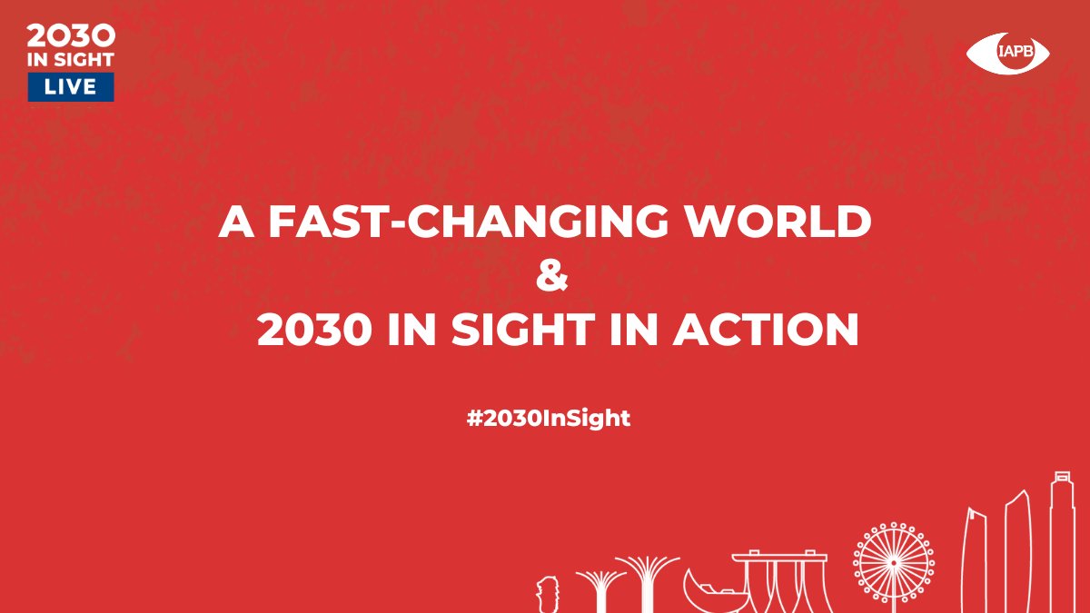 Are you ready for DAY ONE of 2030 IN SIGHT LIVE?!   

“A Fast Changing World & 2030 In Sight in Action” is happening now. Join Caroline Casey, Peter Holland, Ambassador Webson, Amanda Davis, Jod Mehta and Daniel Ting, as together they open 2030 IN SIGHT LIVE.

#2030InSight