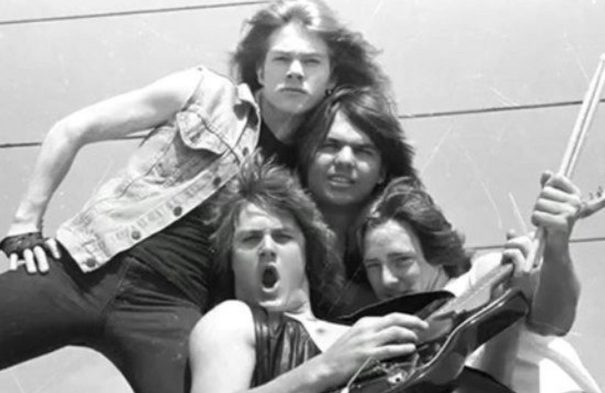 ؘ on Twitter "young Axl Rose in his first band Rapidfire"