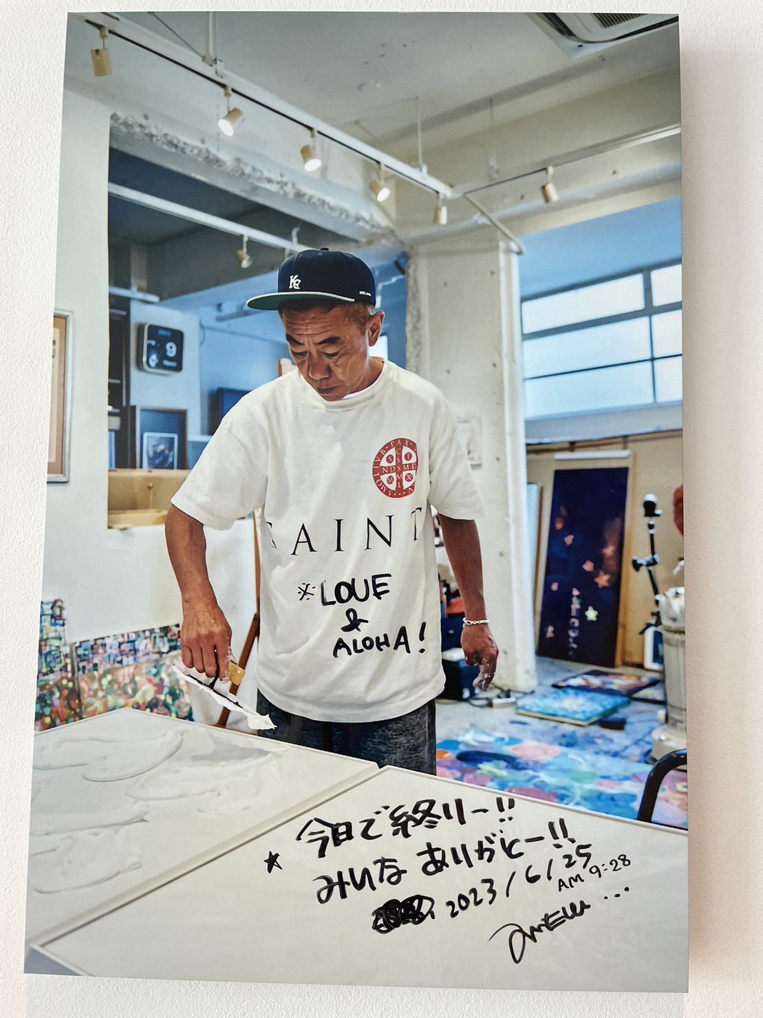 木梨憲武 5感 キャンパスアート のっ手いこー! REACHOUT - 小物入れ 木梨憲武 5感 キャンパスアート のっ手いこー! REACHOUT - 小物入れ