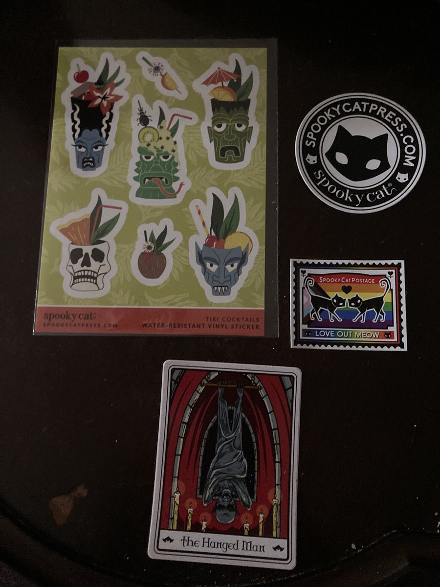 <a href="/spookycatpress/">Spooky Cat Press</a> Thanks again for all the goodies!! Can’t wait to get the tiki bar set up!!