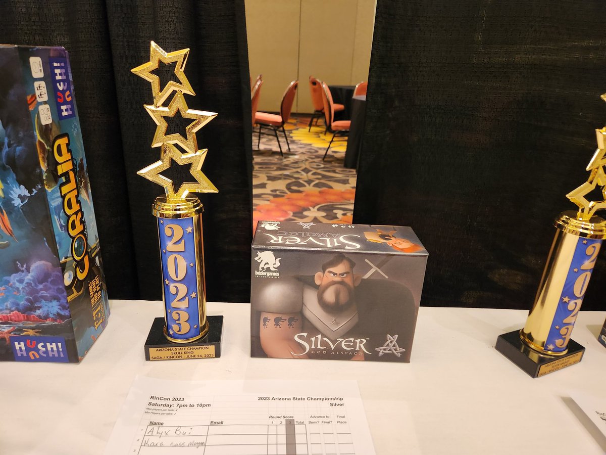 Our next tournament is at 7pm! See you there! #rincongames2023 #boardgames #convention #tucson