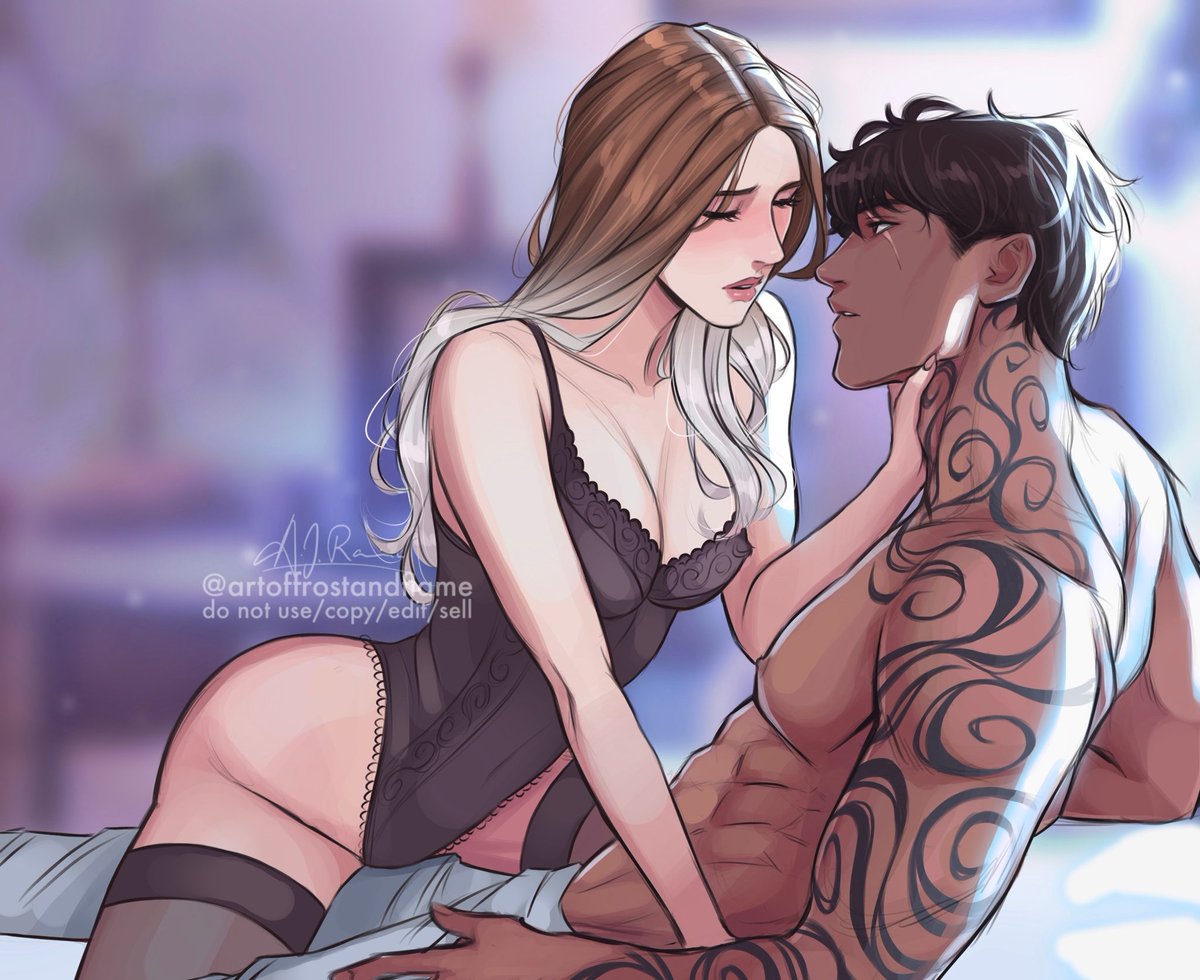 Xaden and Violet from Fourth Wing by Rebecca Yarros #digitalart #FourthWing #BookTwitter 🌶️ version on Patreon