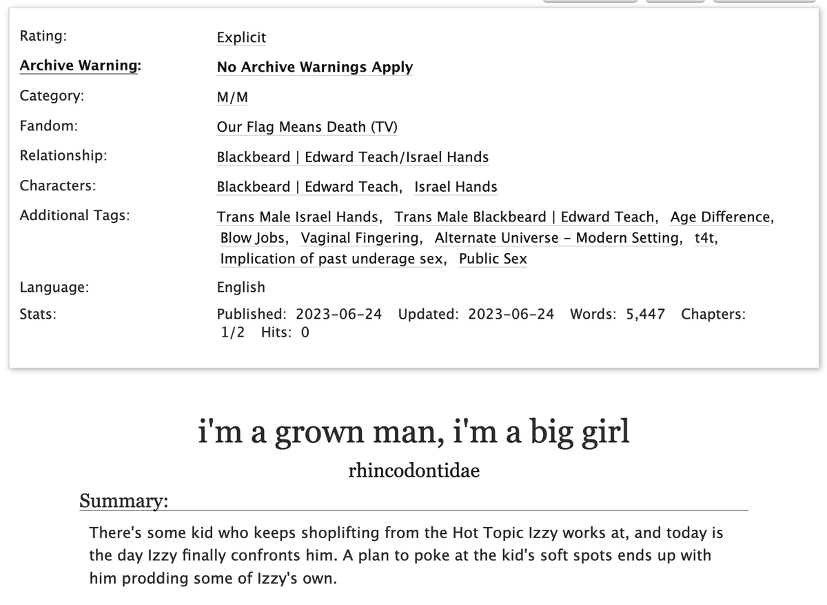 mall goth AU finally dropped lads. X and maybe even D!! edizzy with some of that older tmasc trans mentoring younger tmasc flavor but make it horny archiveofourown.org/works/48095521…