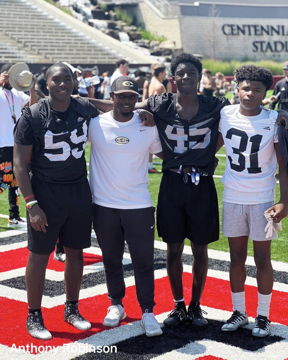 It was great to see <a href="/lrtigerfootball/">Central Football</a> players at the <a href="/AStateFB/">Arkansas State Football</a> individual camp today in Jonesboro. Central Tiger Head Coach @DaGoodLifeCoach was a standout player, and team captain for the Red Wolves in 2009 and 2010. Great experience for the Tiger players. #wolvesup #TigerPride