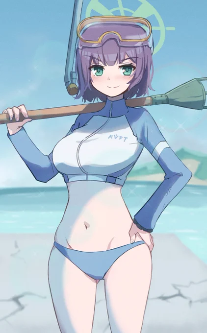 漁に出るサキちゃん #ブルーアーカイブ #ブルアカ