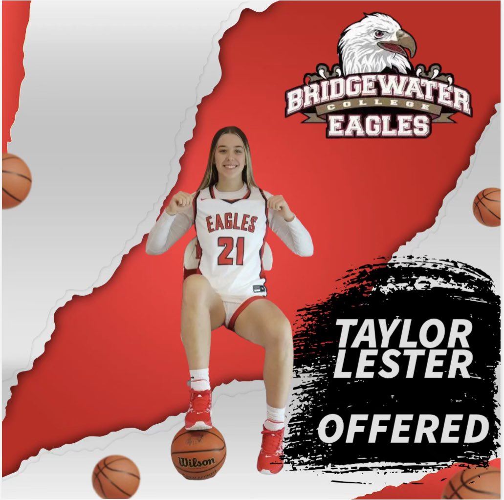 Taylor Lester (@taylester21) on Twitter photo blessed to say I received my first offer from bridgewater today!! thank you so much to all my coach’s who have made this possible and a special thank you to <a href="/CoachFlamini/">Stephanie Flamini 🏀🦅🌴🌞🌊</a> . <a href="/Outlaws2023GBB/">Coach Ed Robtison</a> <a href="/FCBulldogs1/">FC Bulldogs</a> <a href="/BridgewaterWBB/">BridgewaterWBB</a> <a href="/lebryan_p/">Coach Le’Bryan Patterson</a> blessed to say I received my first offer from bridgewater today!! thank you so much to all my coach’s who have made this possible and a special thank you to <a href="/CoachFlamini/">Stephanie Flamini 🏀🦅🌴🌞🌊</a> . <a href="/Outlaws2023GBB/">Coach Ed Robtison</a> <a href="/FCBulldogs1/">FC Bulldogs</a> <a href="/BridgewaterWBB/">BridgewaterWBB</a> <a href="/lebryan_p/">Coach Le’Bryan Patterson</a>