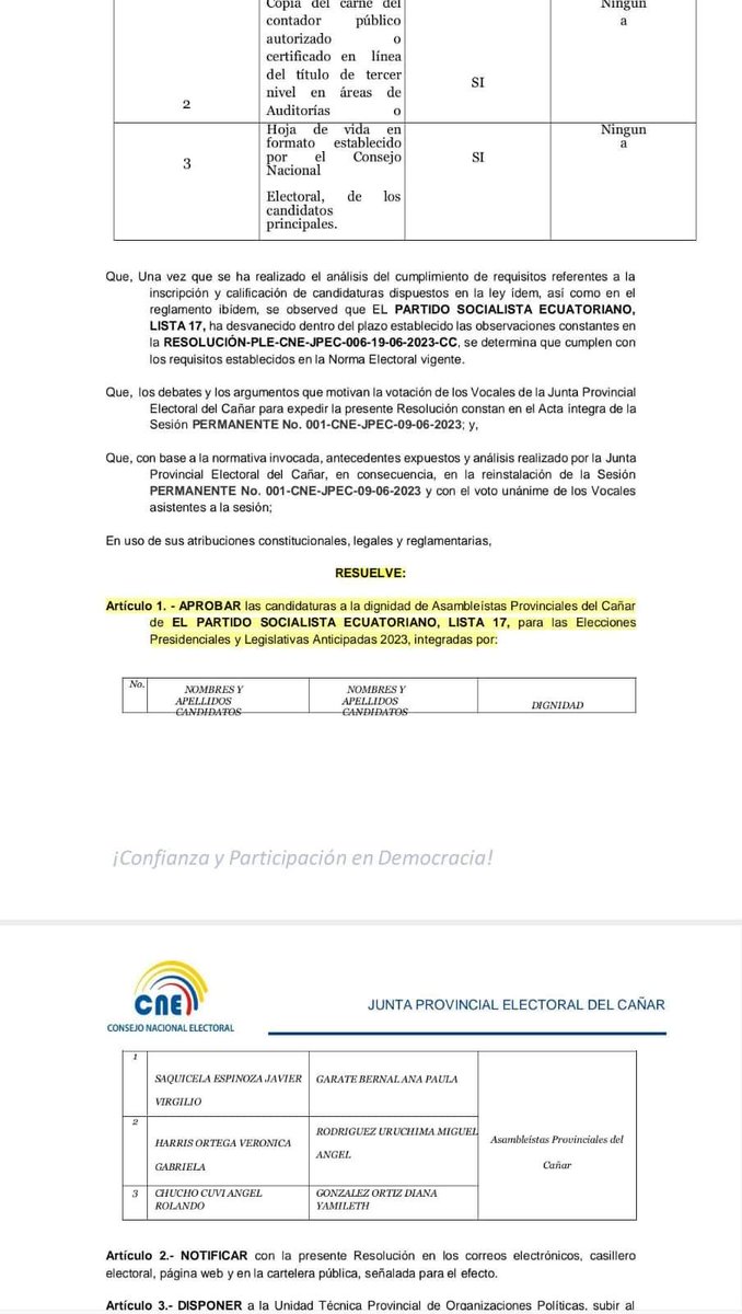 VSaquicelaE's tweet photo. 🔴| A pesar de los intentos de distintos sectores políticos para que no participemos en este proceso electoral, en aplicación de la ley se han calificado nuestras candidaturas.! 

Juntos construimos leyes en beneficio de las parroquias, del justo precio de la leche, (...) https://t.co/MSJxMZEikJ