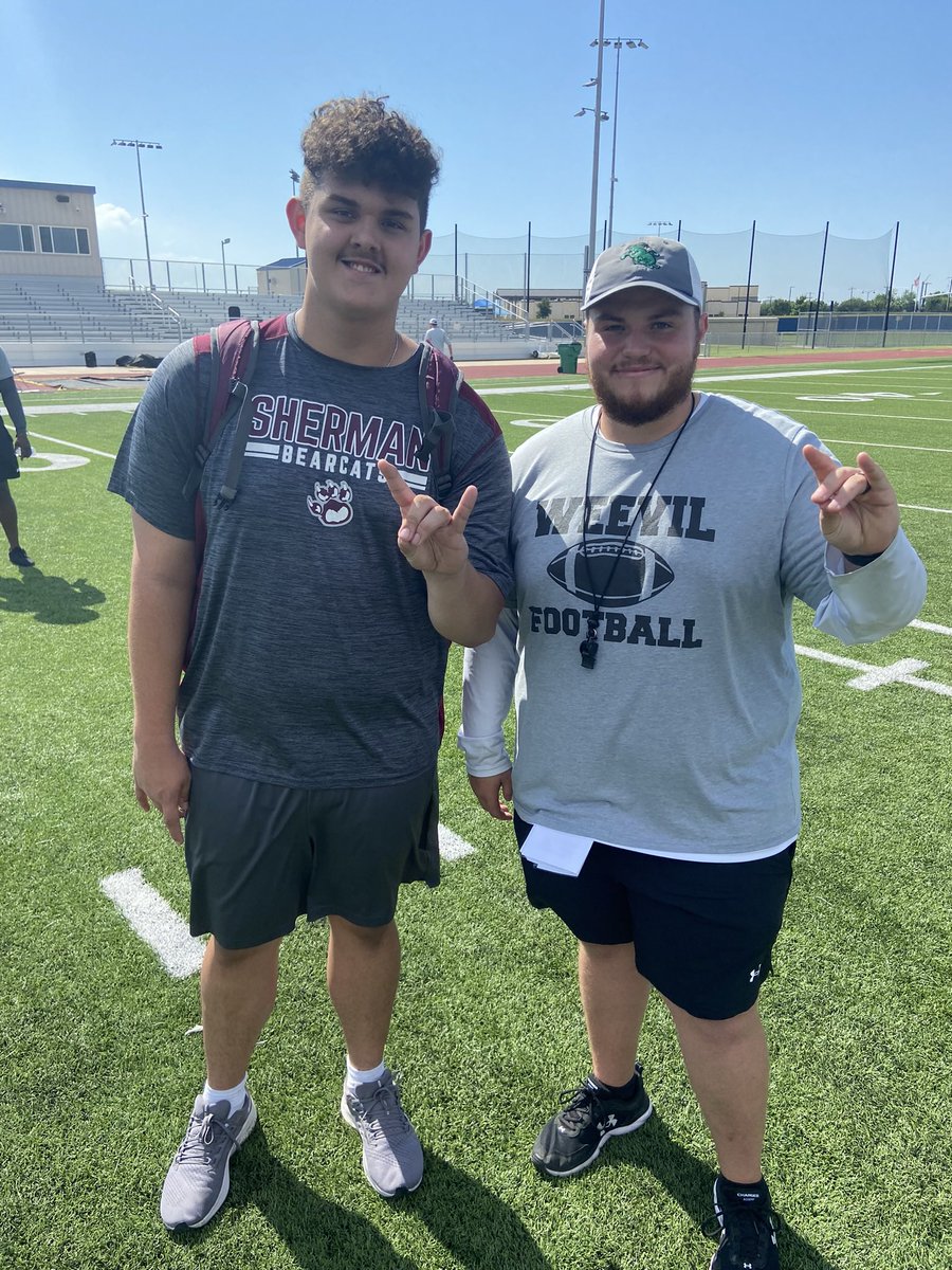 Had a great camp in frisco with <a href="/UAMonticello/">University of Arkansas at Monticello</a>. We worked full on drills like a whole practice! @CoachPruitt_UAM Was an amazing teacher and always helped explain drills. <a href="/coachjweevils/">Hud Jackson</a> Was a fantastic and He stressed the focus on getting good talented yet disciplined Athletes.