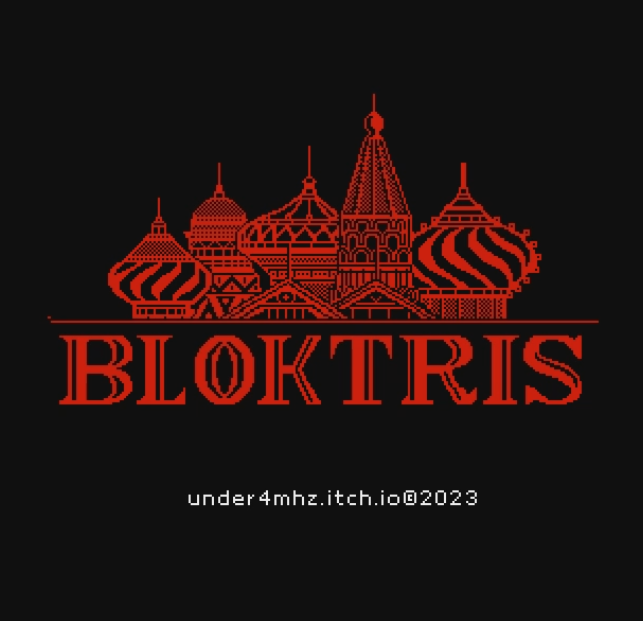 fabiodidone's tweet photo. Bloktris, de Under4Mhz en versión para ZX Spectrum 128K. Un clon de Tetris para computadoras y consolas de 8 bits. https://t.co/D0ohqPCuCV #SegaMasterSystem #ZXSpectrum #ColecoVision #MSX #SegaSG1000 #SpectraVision #SV #Memotech #MTX #SordM5 #AmstradCPC https://t.co/kLhPfI8AdF