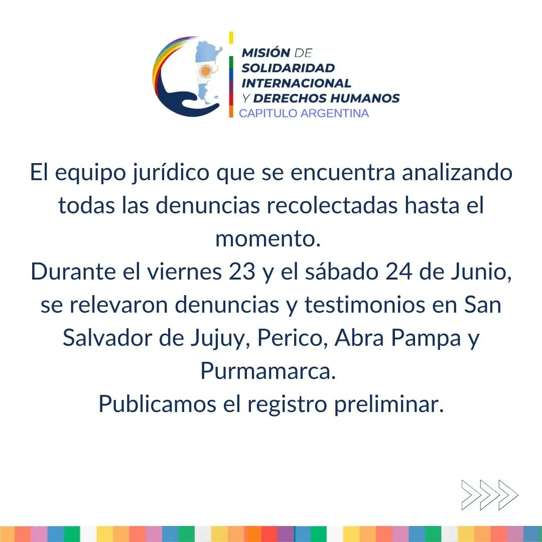 Misión de Solidaridad Internacional y DDHH tweet media