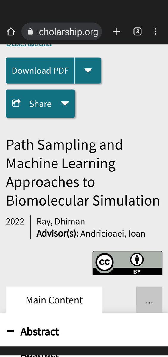 DhimanRay16's tweet photo. After one year of embargo, my PhD dissertation is now freely available online. Please check out if interested. #compchem #statmech. Many thanks to @UCIChemistry for this opportunity and a memorable grad school experience. https://t.co/G7sTnceHzI https://t.co/TdasUHBf6w