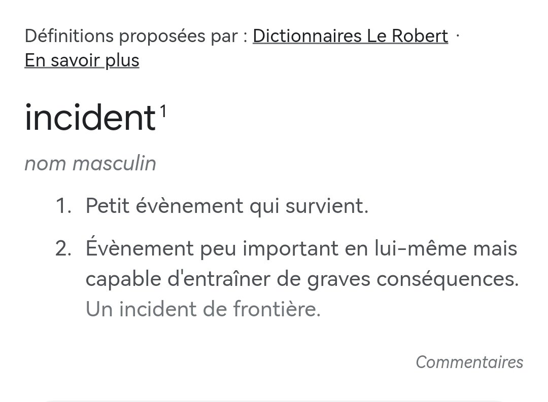 lykeo44's tweet photo. @LaGauloiseZ C'est hallucinant de voir classer le fait de se faire POIGNARDER À MORT dans la rubrique "incident" ! 🤔 https://t.co/rHfP1aVA0R