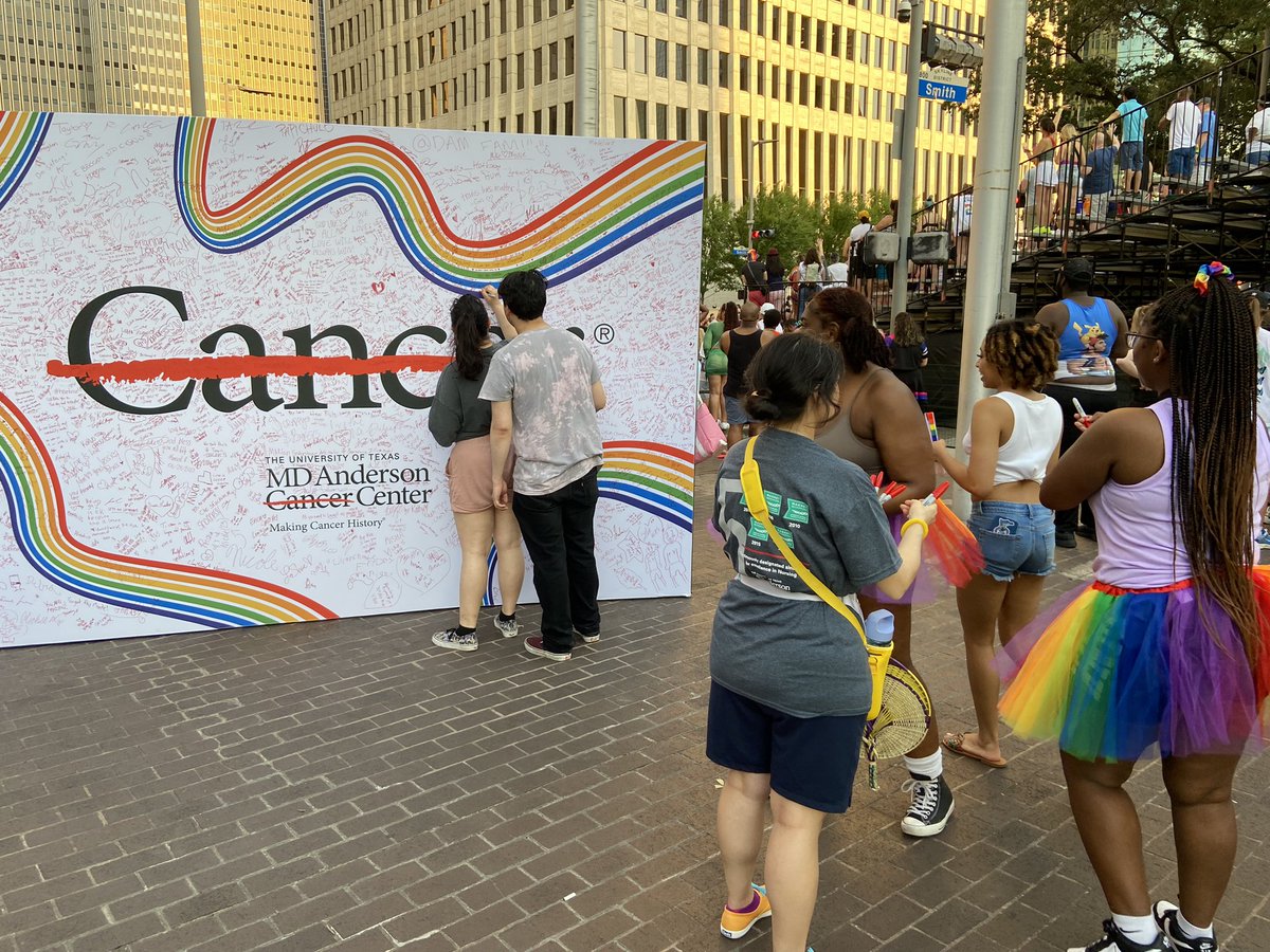 Amazing turn out for <a href="/PrideHouston/">Pride Houston 365</a> tonight! Inclusion is where it’s at 🏳️‍🌈 love working for <a href="/MDAndersonNews/">MD Anderson Cancer Center</a> who demonstrate commitment to serving everyone in our community all year round. Together we can #EndCancer #DEI #lgbtq