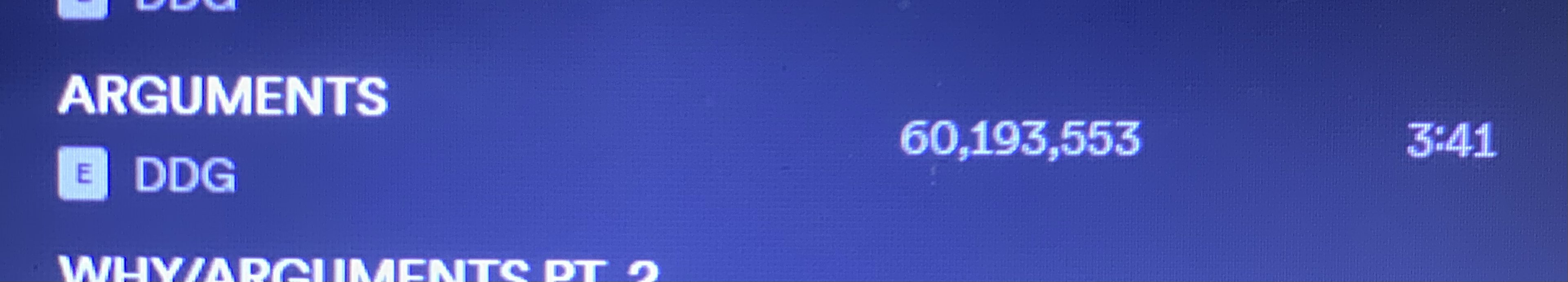 DDGStats on Twitter "DDG’s Arguments is such a classic song with stats to back it up 60 million