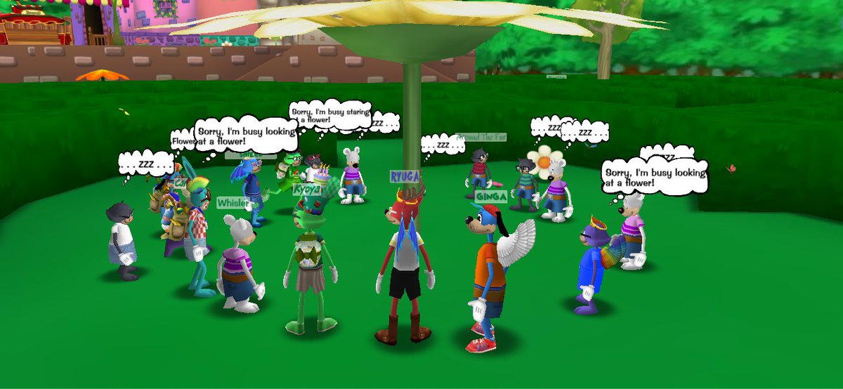 Madoya Tatemano on Twitter "Toontown Rewritten Flower Fest (beanfest)"