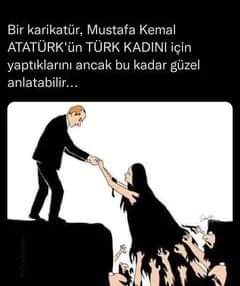 @Goksel2276 @borgonovi_ozlem @evliyahoca Dünyanın hiçbir yerinde, hiçbir milletinde, Anadolu köylü kadınının üstünde kadın mesaisi zikretmek imkânı yoktur ve dünyada hiçbir milletin kadını
 'Ben Anadolu kadınından daha fazla çalıştım, milletimi kurtuluşa ve zafere götürmekte Anadolu kadını kadar emek verdim' diyemez.✔️