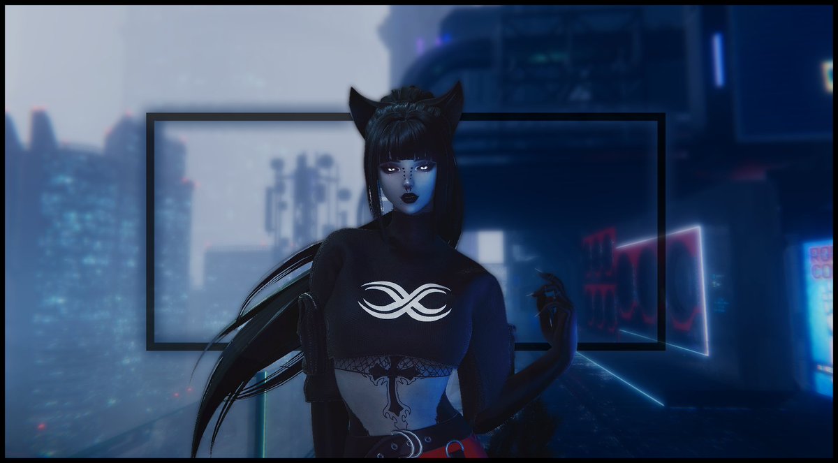 Krazy_Kimiko's tweet photo. Tried stage depth for first time :3

#FFXIV|#GPOSERS|#EorzeaPhotos|#FF14SS|#aleemods|#VoidPoses|#goth|#miqote https://t.co/nnyGYhhhnE