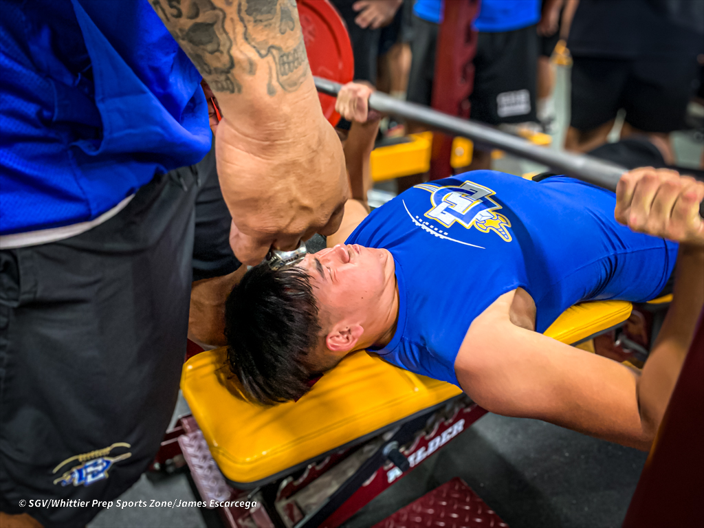 SGVWhitSports's tweet photo. ON THE TAPE:  Here are some photos from today's action at the West Covina Lineman Competition. @WestCovinaHSFB https://t.co/2HaIcQghQN