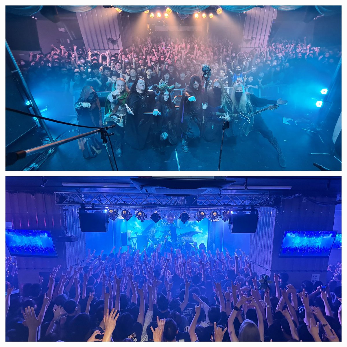 Tokyo! Your mighty roars still echo within our hearts! 🔥 Last night was a sold out battle of legendary proportions, and one now etched in the eternal pages of the Book of Time! Arigatou gozaimashita! ありがとう ございました 🔮🏯🔮
Now we ride towards Nagoya! 🗾
#twilightforce