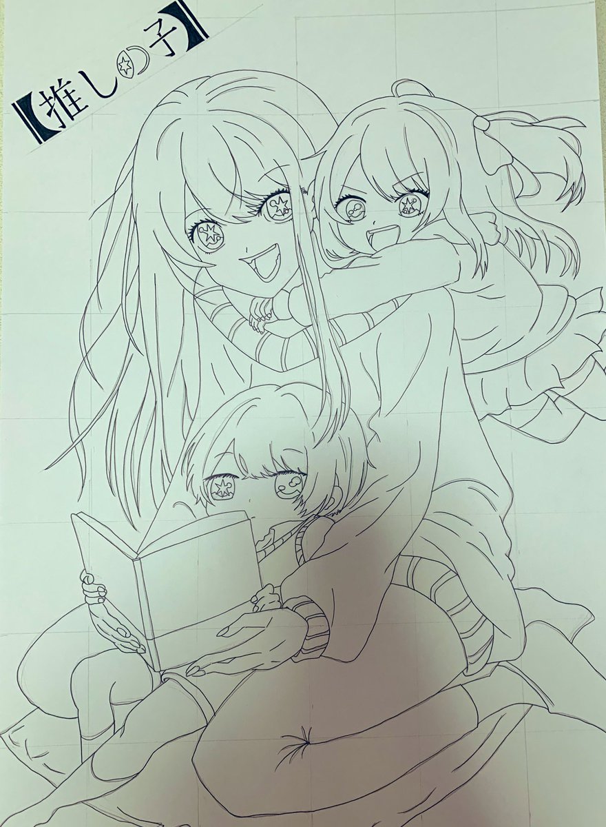 rinrin6849's tweet photo. 不登校の子の好きなキャラ聞いてひたすら描く休日。一緒に塗り絵を夢見る28さい。 https://t.co/jaWCznAmRD