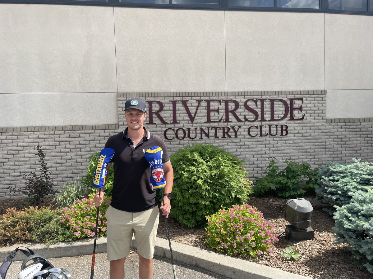 clarkage71's tweet photo. Special club heads from the @lausitz_fuechse made from Lane Scheidl’s company, twice on Sunday golf!! Super cool and super pumped for the gift!!! #fuchseforever https://t.co/utCsTBd2PD