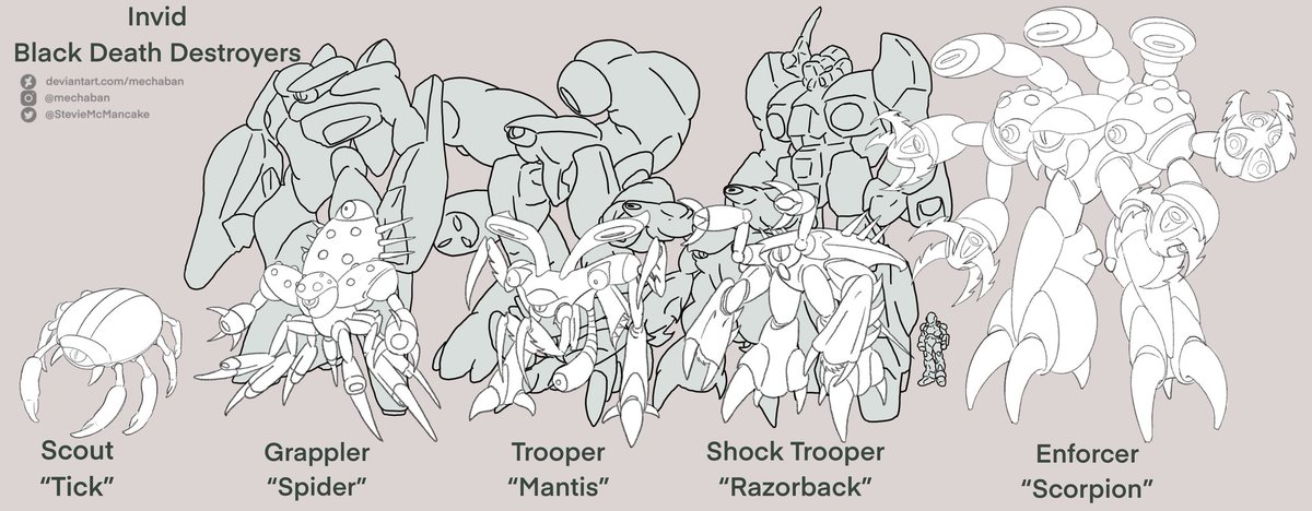 StevieMcMancake's tweet photo. Extracting lineart for Black Death Destroyers. I have a new found respect for these. The designs have grown on me. #robotech #invid https://t.co/Y5MgeomIp2