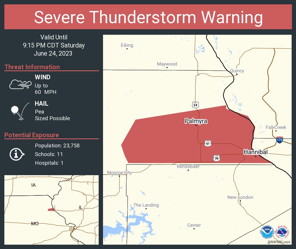 Mike Smith on Twitter "RT NWSStLouis Severe Thunderstorm Warning