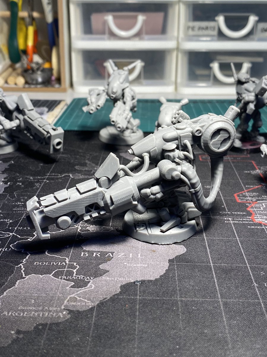gumustdo's tweet photo. Rail Gunner GIBs prints from lastnight!
#miniaturepainting #modeling #Blender3D #b3d #Mecha #tabletopgames #Battletech #gammawolves #3Dprinting #HARDSUIT666 https://t.co/S3KcdOpy7a