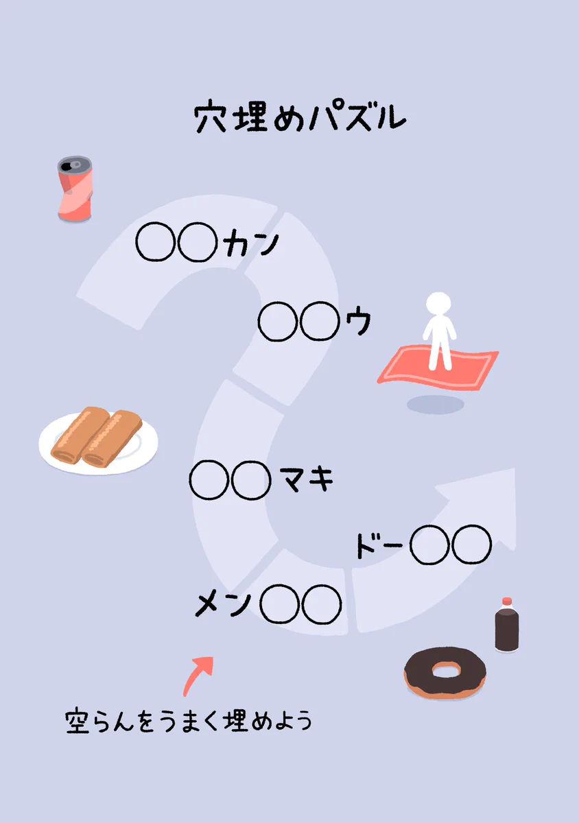 みんなはこのパズルを解ける？空欄に文字を埋めて完成させる「穴埋めパズル」が話題に！