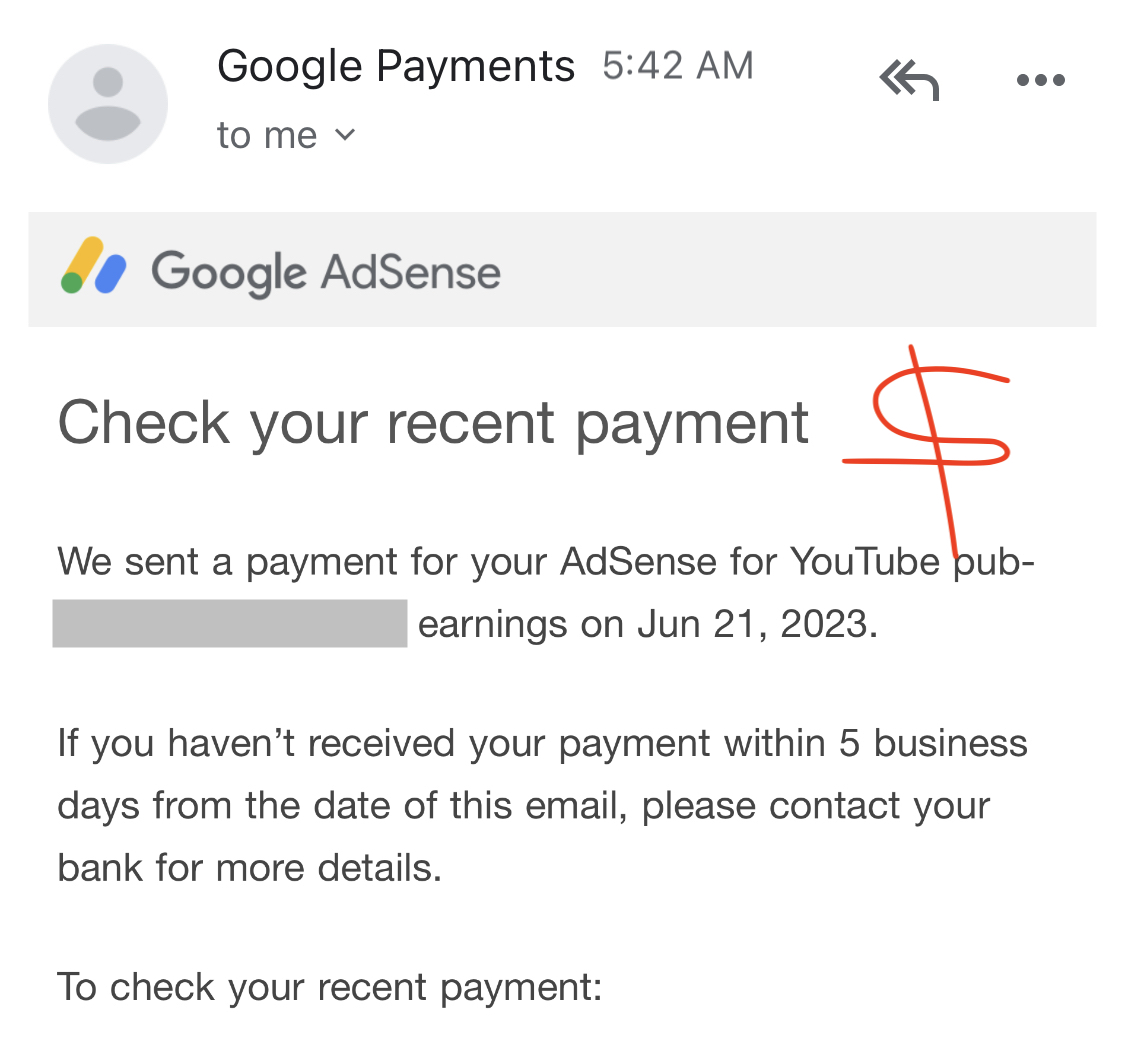 Monthly YouTube Adsense Money

It's nice to have multiple sources of income.

Super necessary in today's day & age.

No such thing as job security anymore.

Want to know what my other 5 sources of income is?