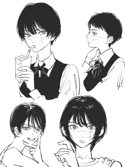 Doodle YORU short hair 