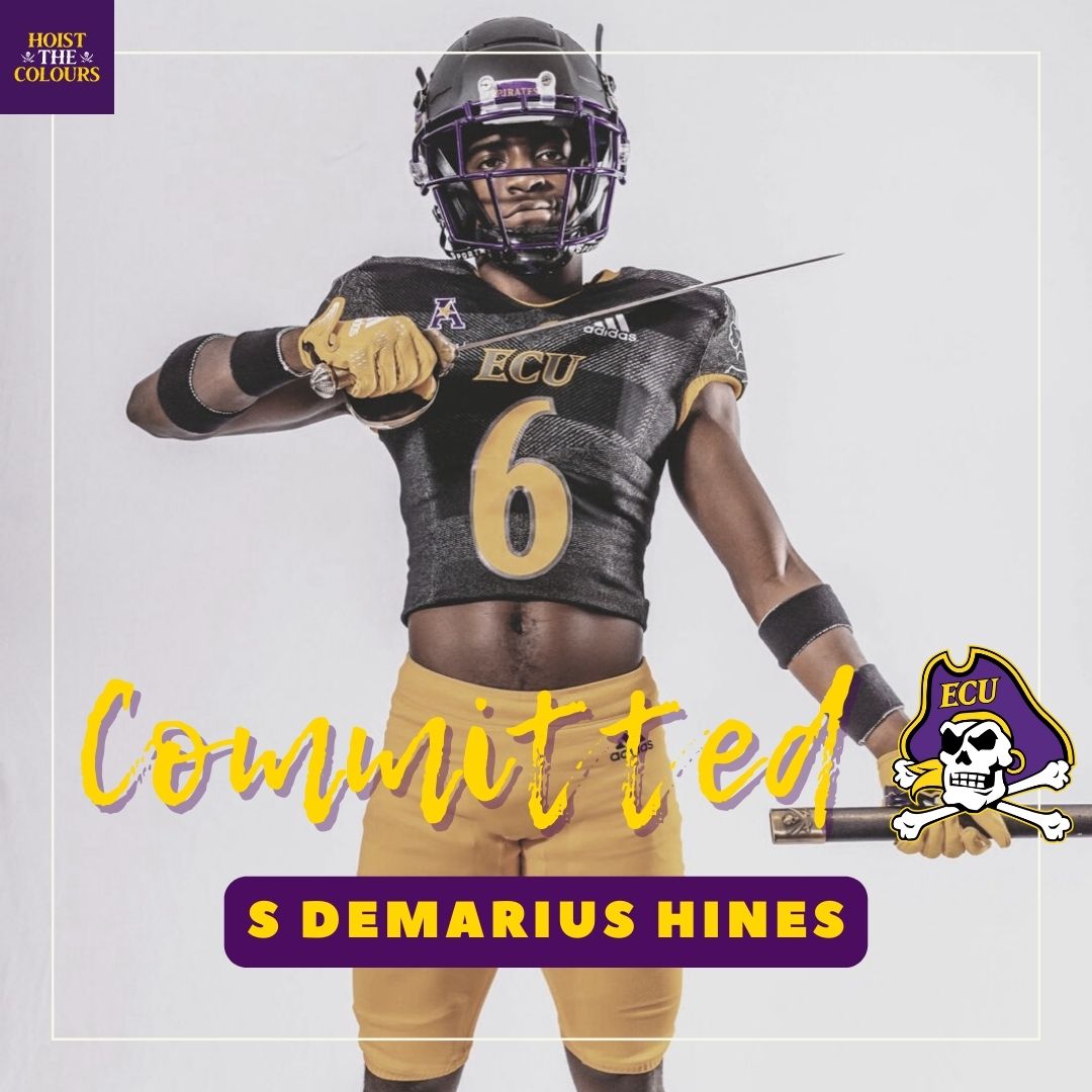 2024 Atlanta safety DeMarius Hines commits to East Carolina 247sports.com/college/east-c…