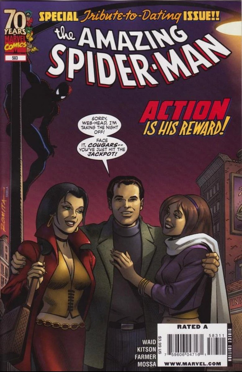 The Amazing Spider-man #583 (2009)

Arte por: John Romita Sr. e Antonio Fabela.