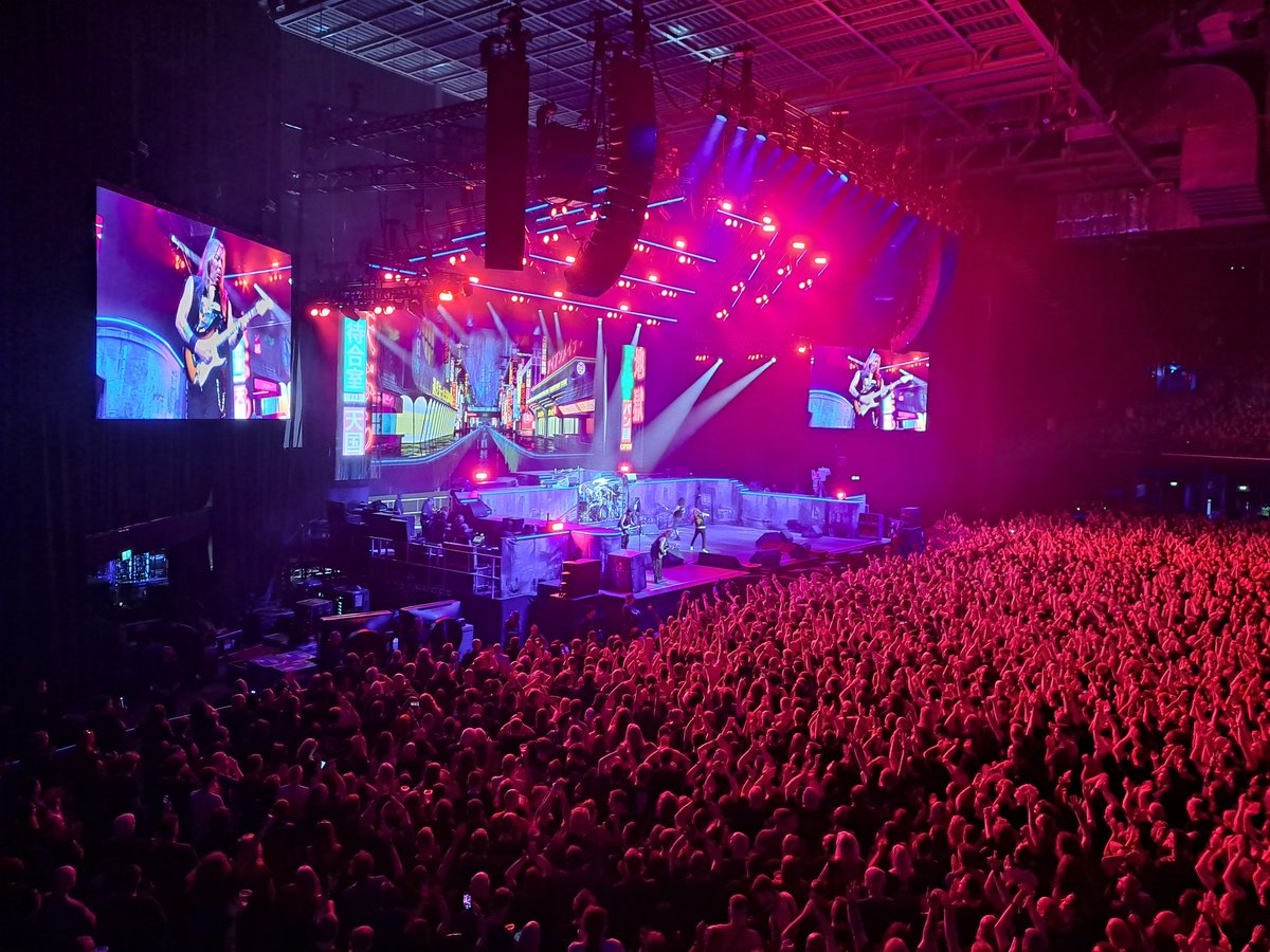 One of the best metal bands on the planet playing to 13,000 people at the 3arena last night  was some show. <a href="/IronMaiden/">Iron Maiden</a>