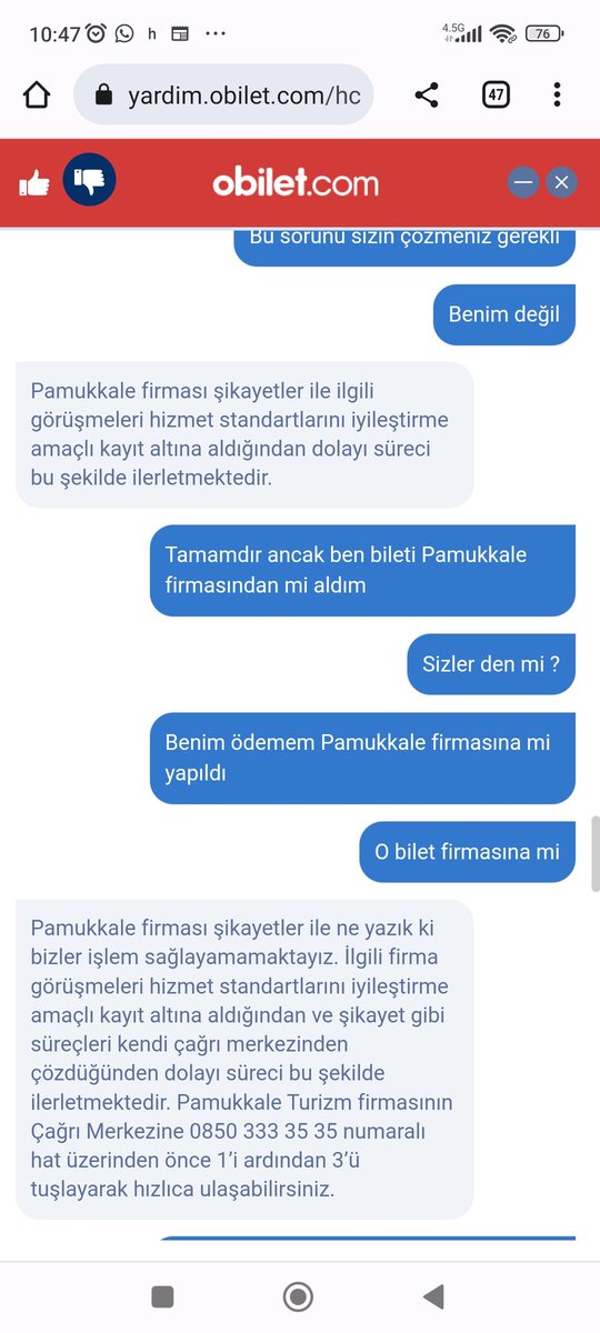 TuranBey77's tweet photo. @obilet Çözüm yok top gibi o ona o ona obilet pişmanlıktan başka birşey değil. https://t.co/FEUDW1VUWA