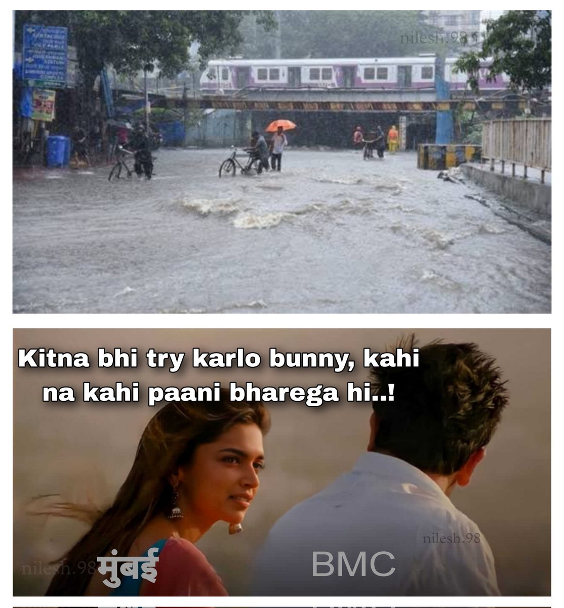 Chal_Mumbai's tweet photo. #mumbai #MumbaiRains https://t.co/C9ontW1fgK