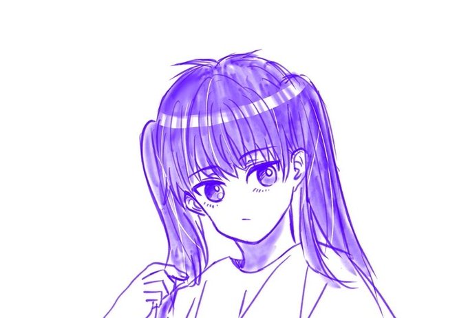 「前髪 紫」のTwitter画像/イラスト(新着)｜3ページ目