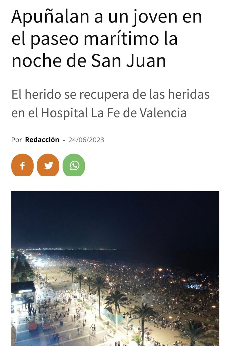 JosGOSALBEZ1's tweet photo. ⭕️ #HerenciaRibo | La noche de San Juan se salda con un apuñalamiento y una presunta agresión sexual en Valencia.

No se llega hasta aquí xq sí.

Cuando se ha permitido q gentuza  amenace instituciones, eche pulsos a gobiernos y se acomoden en la sociedad, cuando todo vale, las consecuencias no tardan en llegar...

✖️ Ni se ocultan,
✖️ Ni tienen respeto a los agentes de la autoridad.

En #Vox, lo tenemos claro, más efectivos sí, cambio de políticas y respaldo a ntras FFCCSS también.