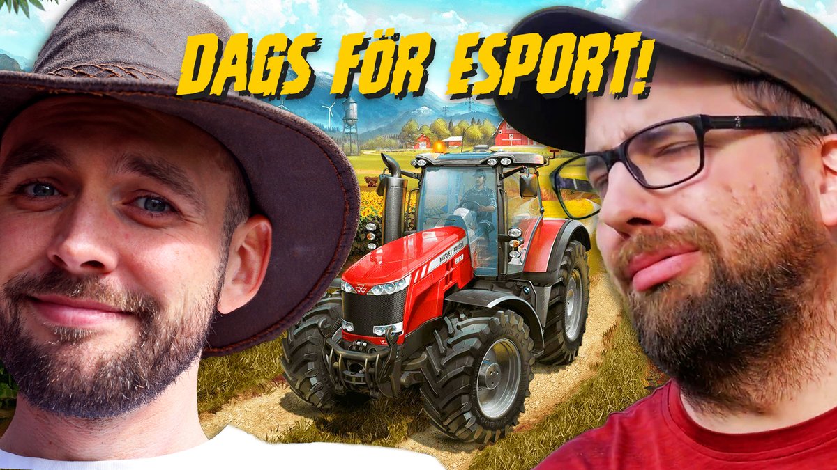 Det finns ett esport-läge på Farming Simulator 22. Dags för Starrarps Gård att testa detta ikväll på streamen som startar kl 19.00 🚜🌾

Med oss i spelet har vi <a href="/Habbazutt/">Habbazutt</a> &amp; Tor
Vi ses på denna länk: youtube.com/argaskanskaman…