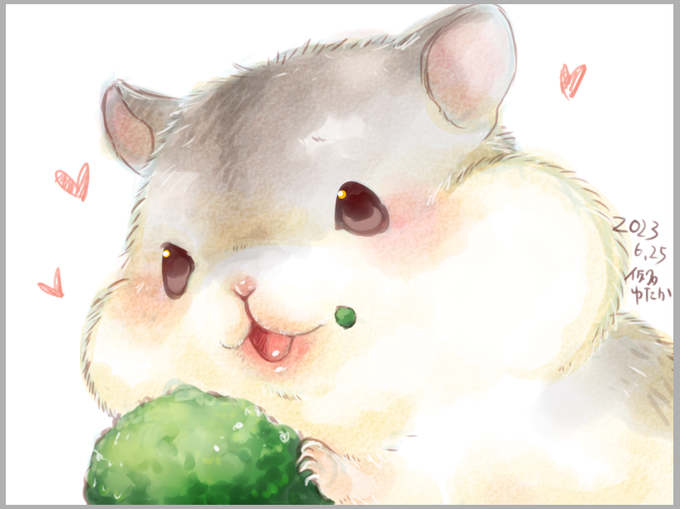 「hamster heart」 illustration images(Latest)