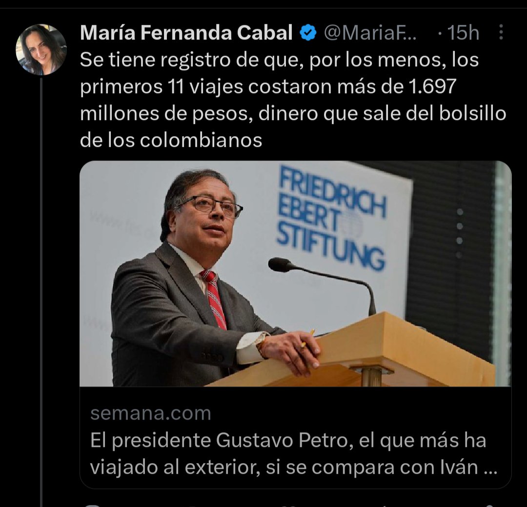 Los viajes de Petro ya pagaron, miles de veces, los viajes de Duque, Uribe, Pastrana y todos los presidentes de 🇨🇴.

🇩🇪200M (millones) de euros: Cambio climático
🇺🇸500M de dólares: Salvar el Amazonas
🇫🇷¿200M Euros?: Reforma agraria.
BID: 73.5M de dólares: Transición energética
🤫