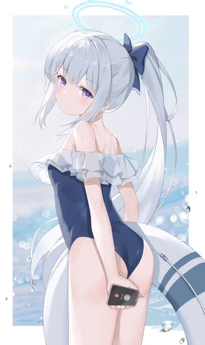 #ブルアカ  水着ミヤコ