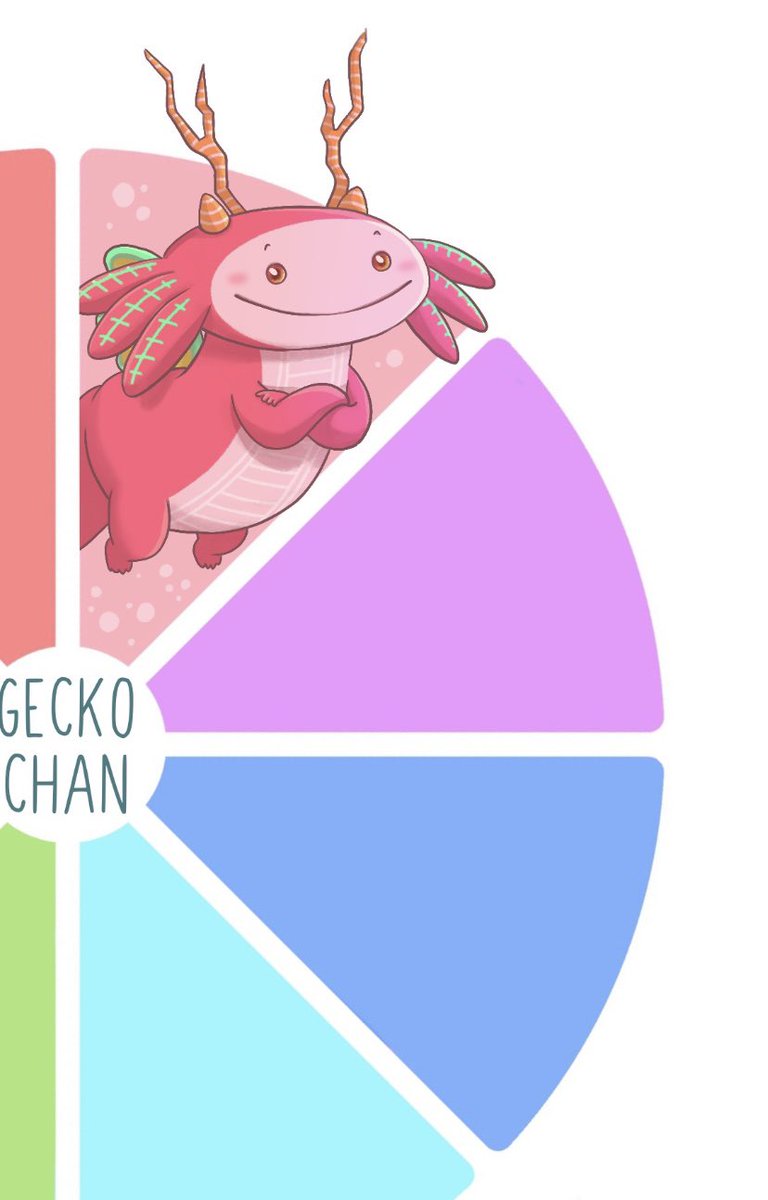 GeckoChan_'s tweet photo. Ok, let’s try this, the “Colour wheel”! Obviously I’m going to make this trend with my own characters from the Webtoon Gecko Chan. Let’s go! First character is for the pink colour and is “Ale”, the Axolotl Alebrije. https://t.co/6tohNiiOEh