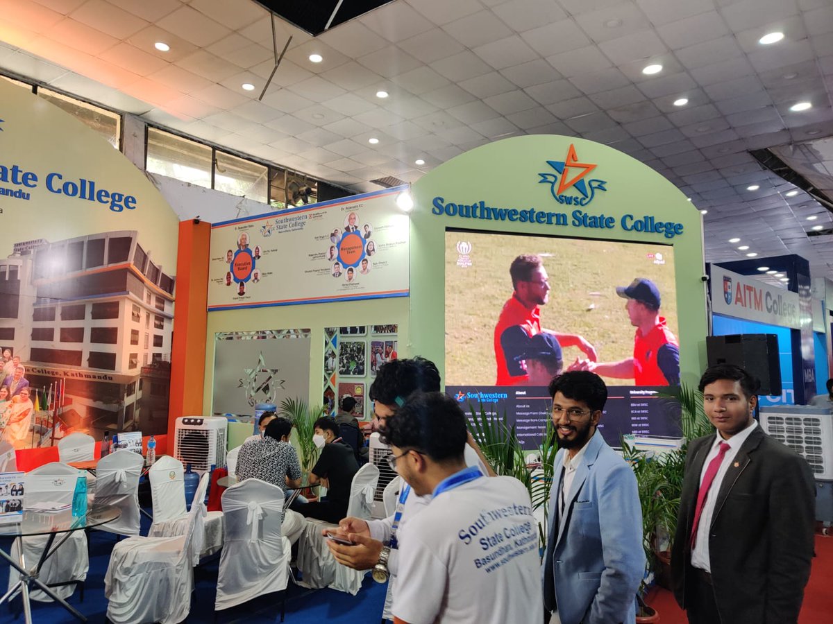 swsc_nepal's tweet image. 𝗛𝗜𝗦𝗦𝗔𝗡 𝗞𝗶𝗿𝘁𝗶𝗽𝘂𝗿 𝗘𝗱𝘂 𝗙𝗮𝗶𝗿 𝗮𝘁 𝗕𝗵𝗿𝗶𝗸𝘂𝘁𝗶 𝗠𝗮𝗻𝗱𝗮𝗽 𝟮𝟬𝟮𝟯 !!!
Pre-Registration Opens !!!
Hurry up and fill up the form:
southwestern.edu.np/2-admission

For more; 
Southwestern State College
Basundhara, Kathmandu.

#DareToExcel #southwesternstatecollege