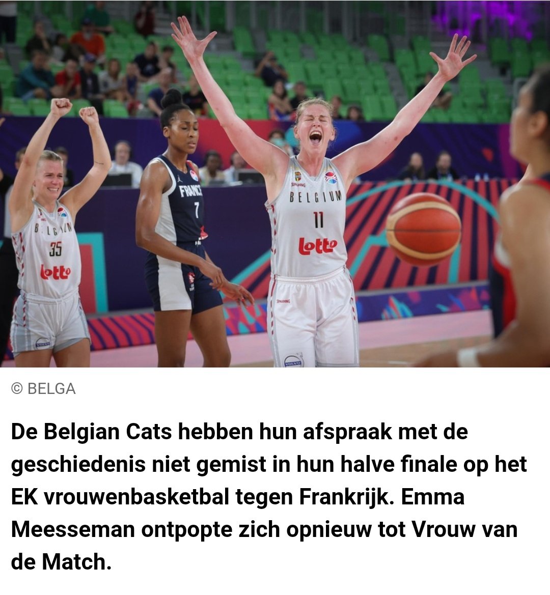 Emma Meesseman, Bazin van de Bucket, Lady of the House 👏👏👏
#BelgianCats